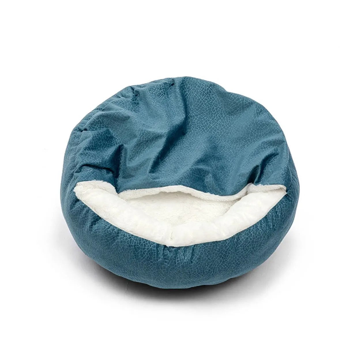 Creative Shell-Shaped Soft Plush Cat Bed & Blanket_CWMM5891