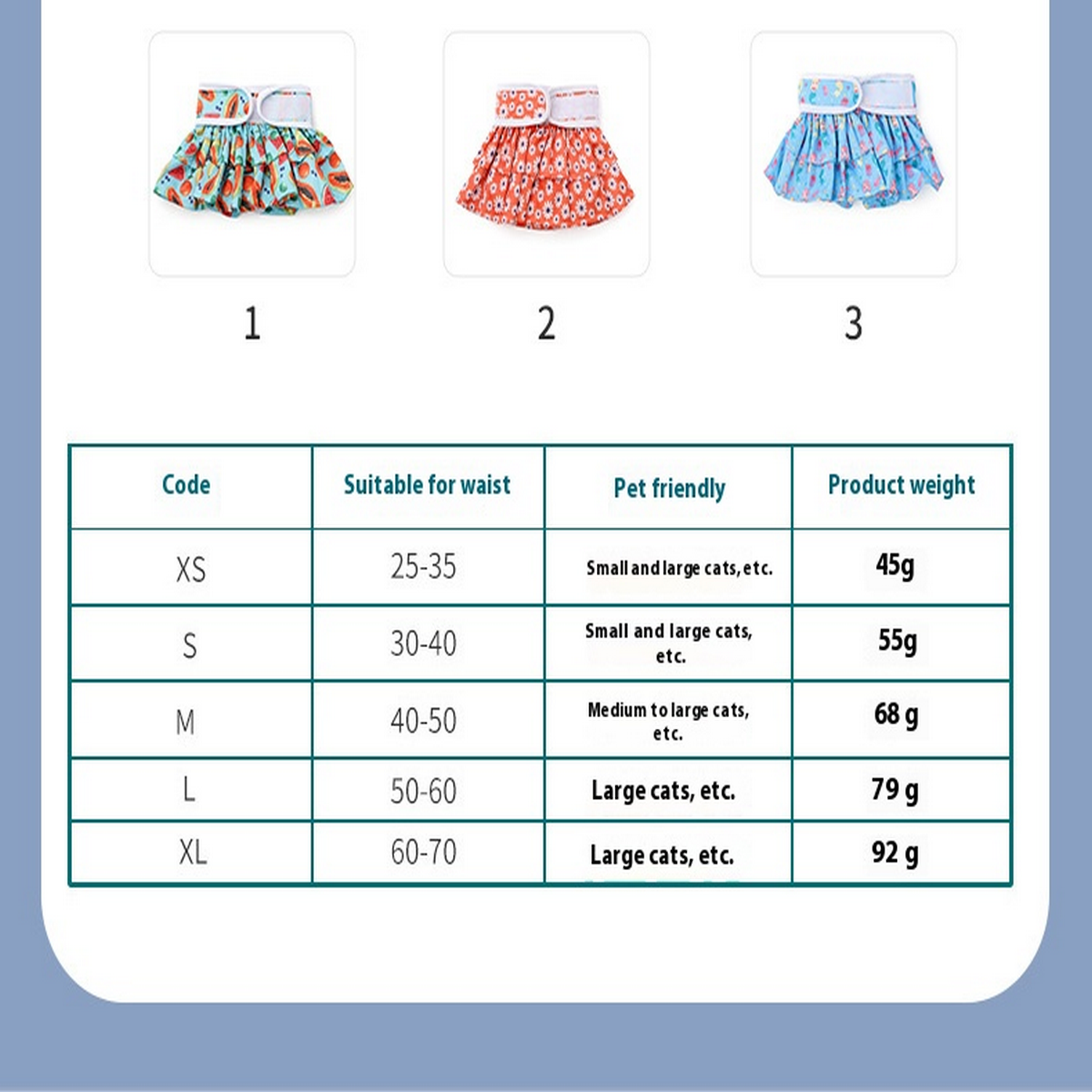 Female Dog Diaper – Washable Period Underwear_CWMM7294