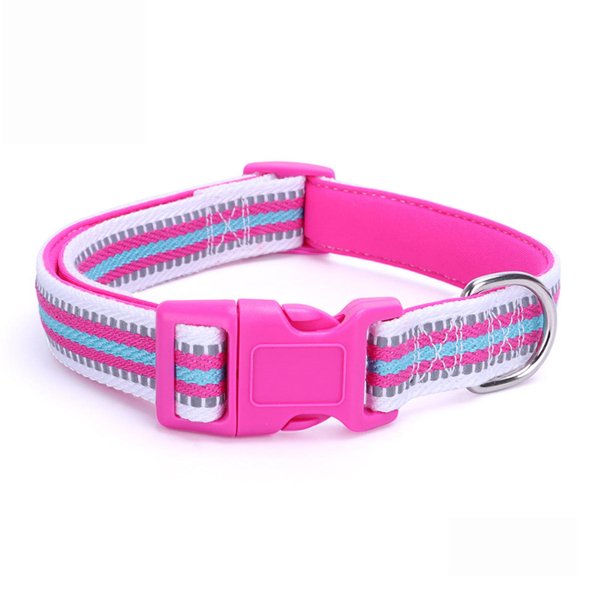 Dog Collar – Reflective, Padded, Adjustable Fit_CWMM7589