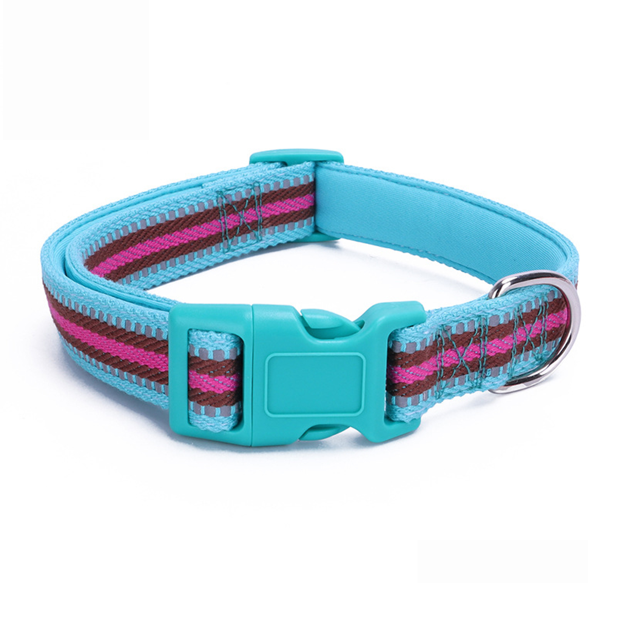 Dog Collar – Reflective, Padded, Adjustable Fit_CWMM7589