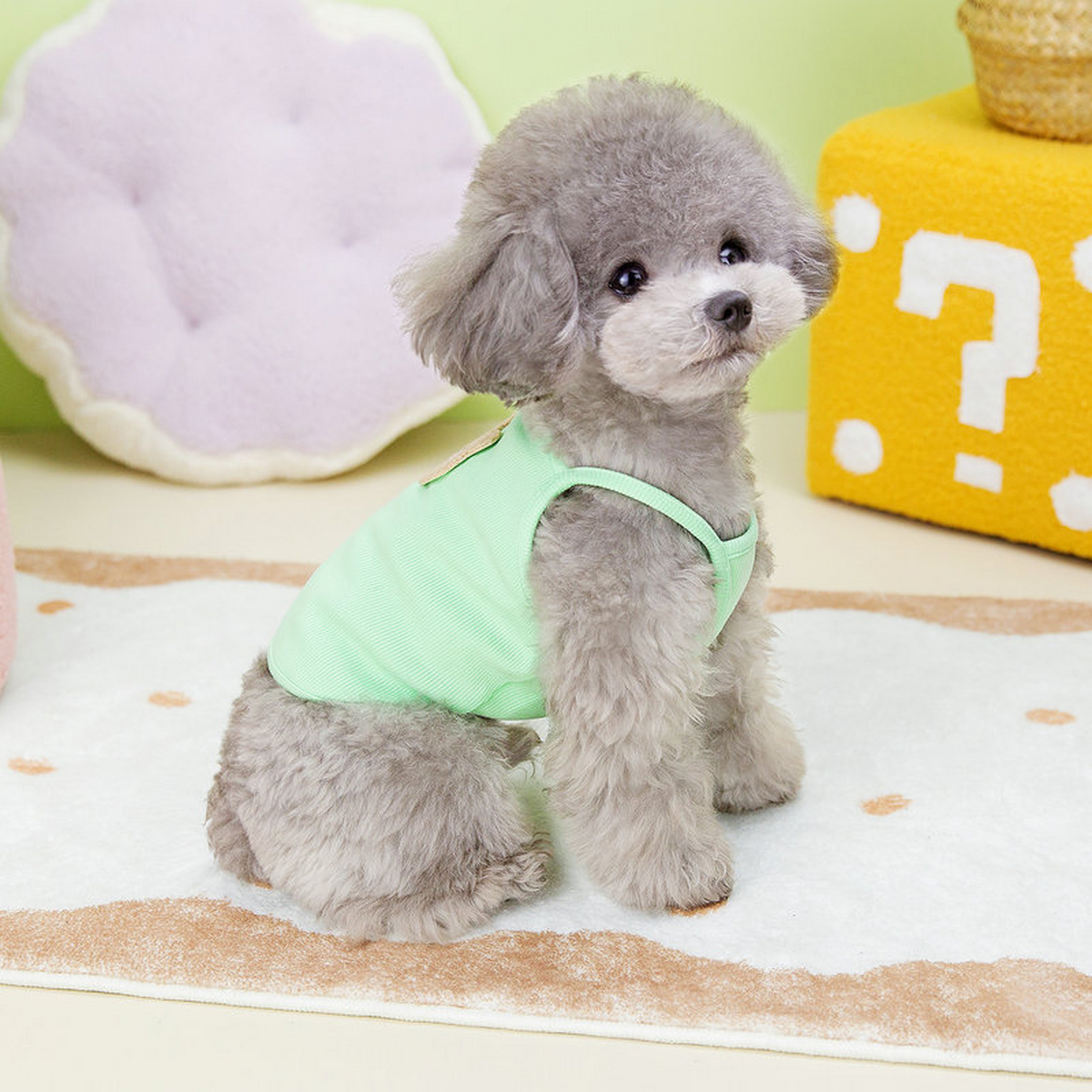 CakeBear Pet Vest – Cute Summer Dog Shirt_CWMM6991