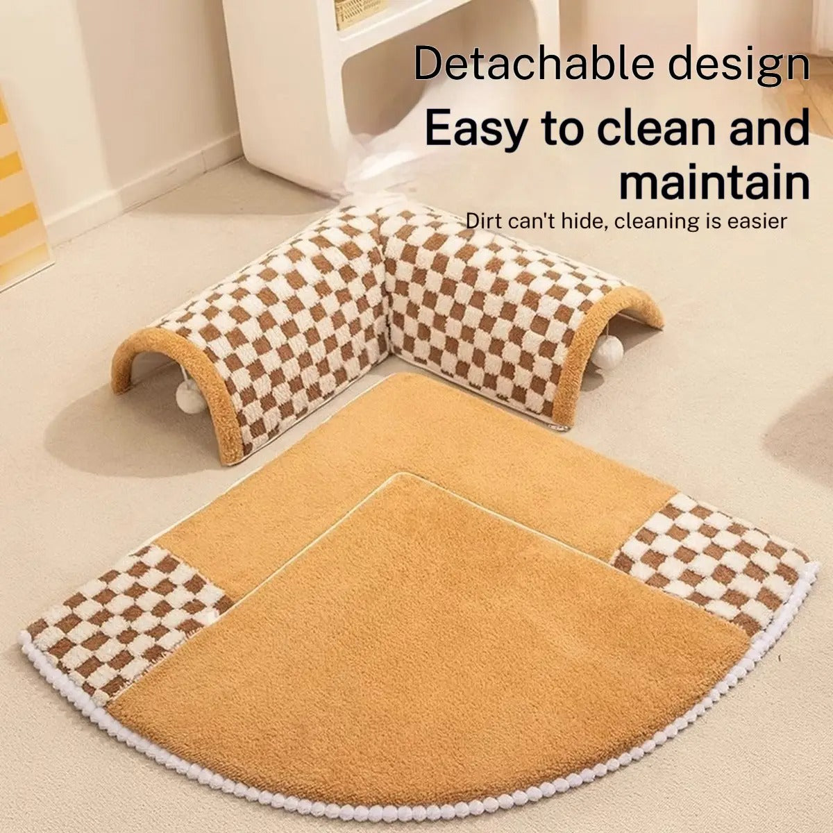 4-Season Cat Tunnel Bed, Removable, Secure & Cozy_CWMM7043