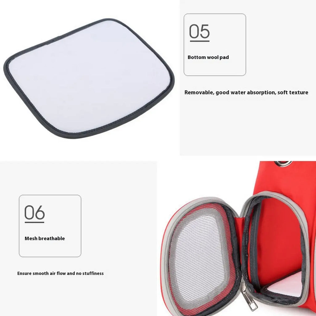 Large Transparent Pet Backpack for Cats & Dog_CWMM6033