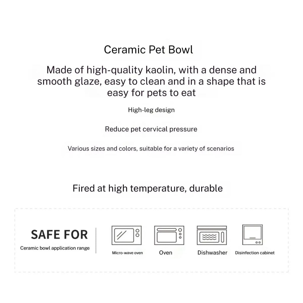Non-Slip Elevated Cat & Dog Feeder Bowl_CWMM5943