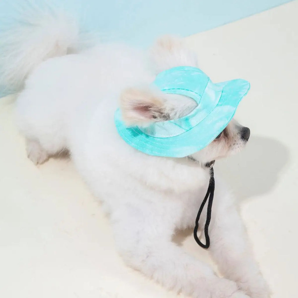 Adjustable Pet Sun Hat –Cute & Ear-Friendly Design_CWAH3698