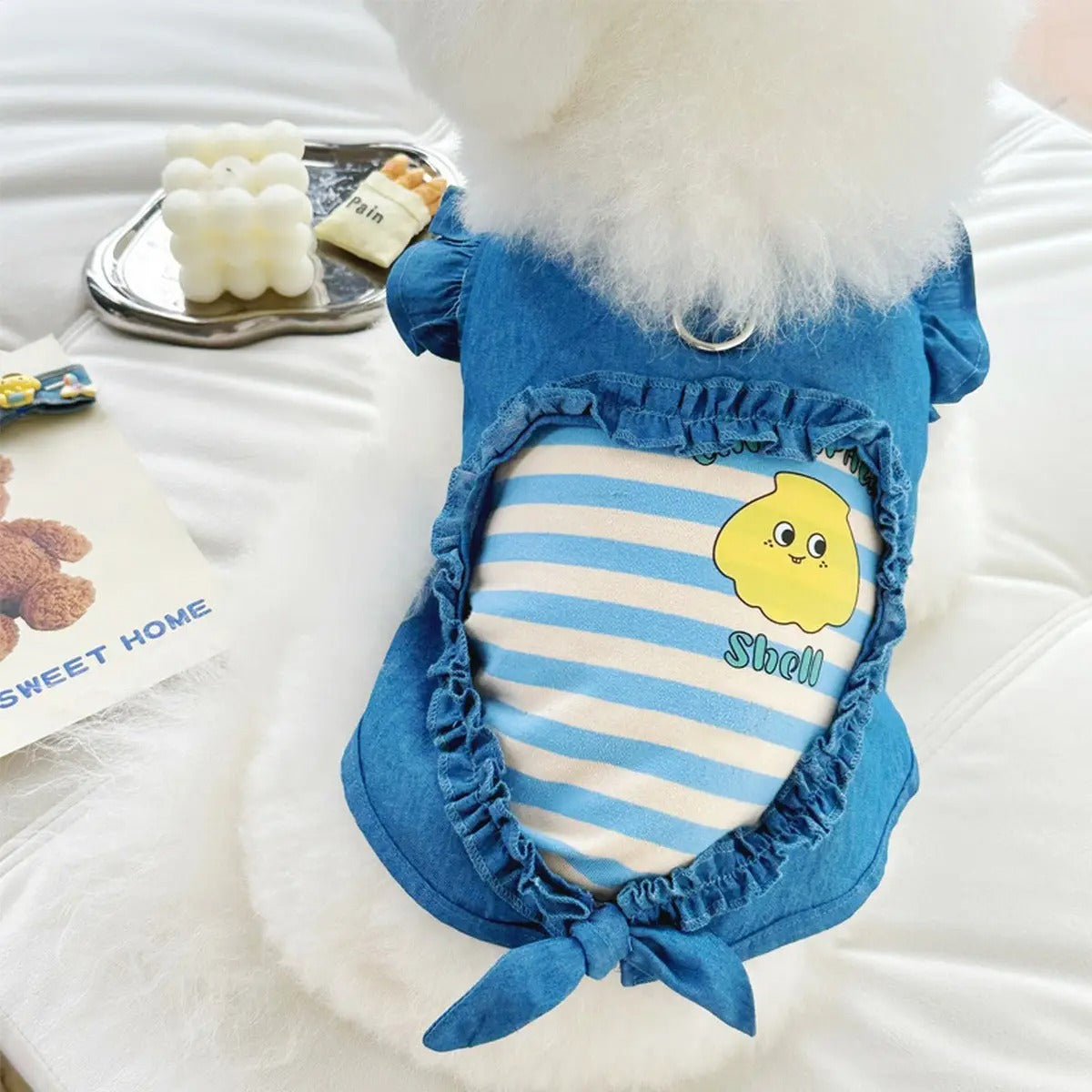 New Denim Cotton Vest for Small & Medium Dogs_CWMM5861