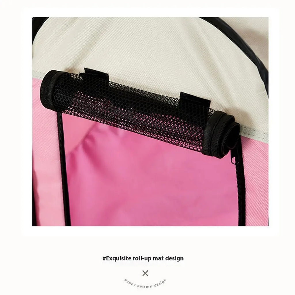 Foldable Waterproof Pet Playpen with Removable_CWMM5884