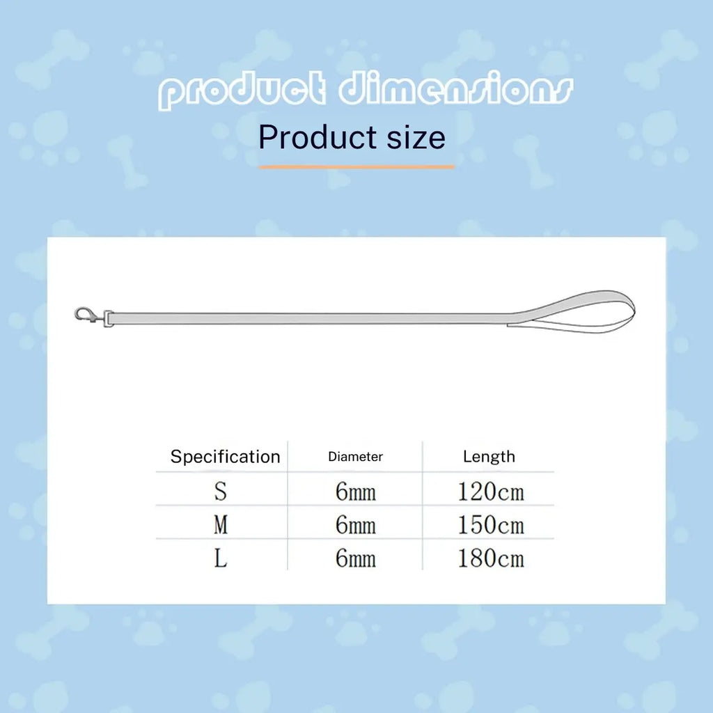 Genuine Leather Round Dog Leash for Small Breeds_CWMM7726