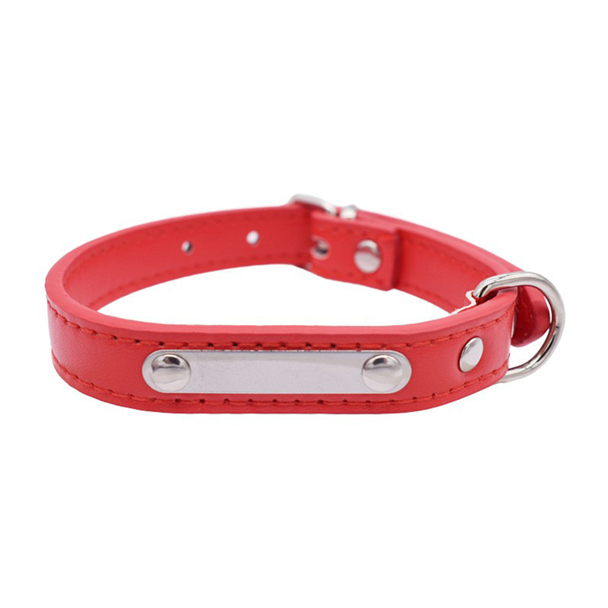 Custom PU Collar with ID Tag for Large Dogs_CWMM7431