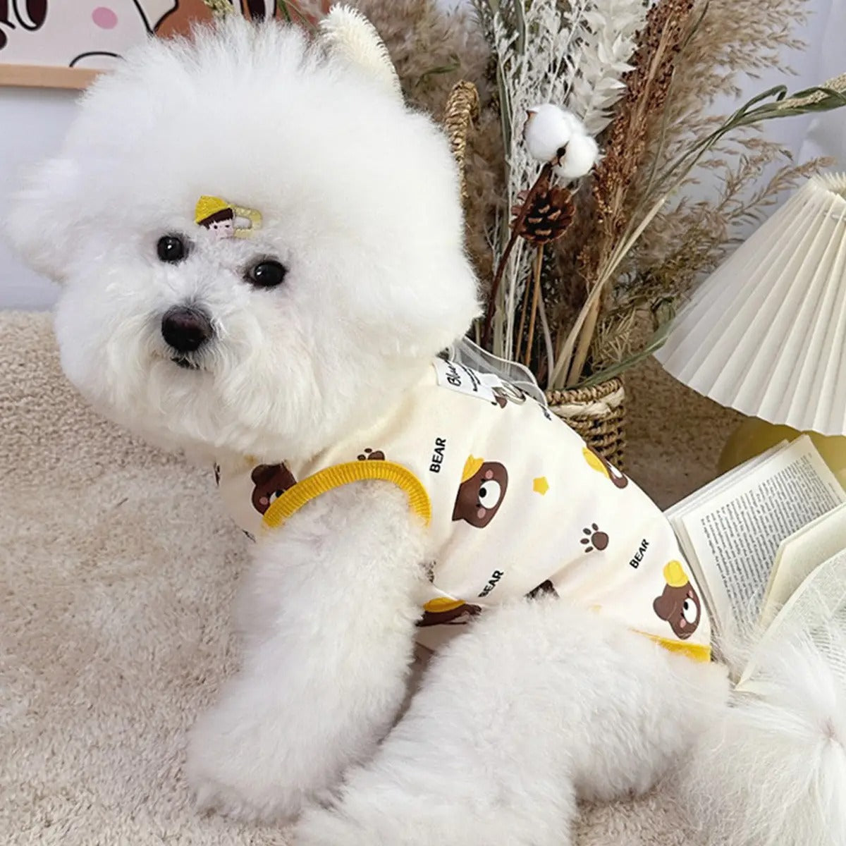 Four Seasons Pet Vest – Soft Fluff, Leash Design_CWMM5851