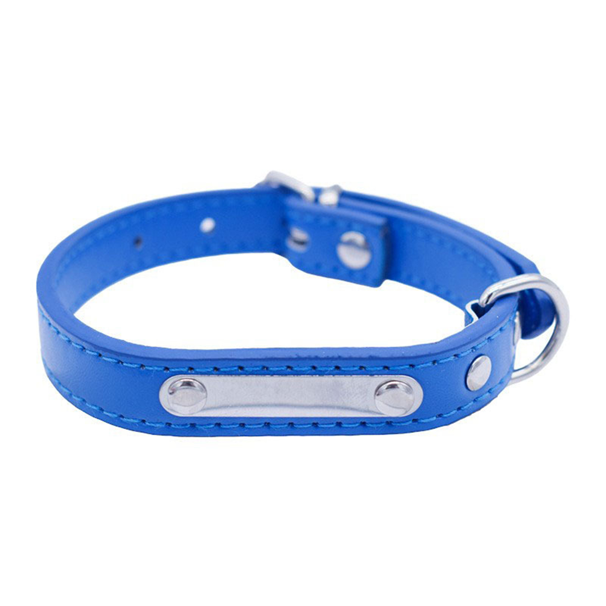 Custom PU Collar with ID Tag for Large Dogs_CWMM7431