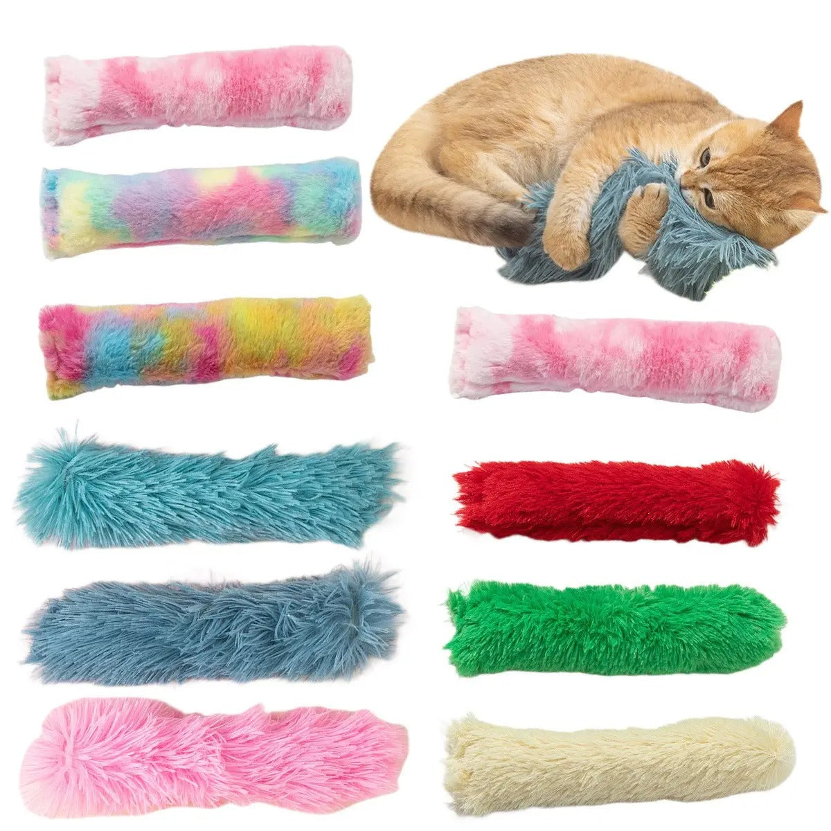 Catnip-Filled Plush Stick – Chew Toy for Cats_CWMM6805