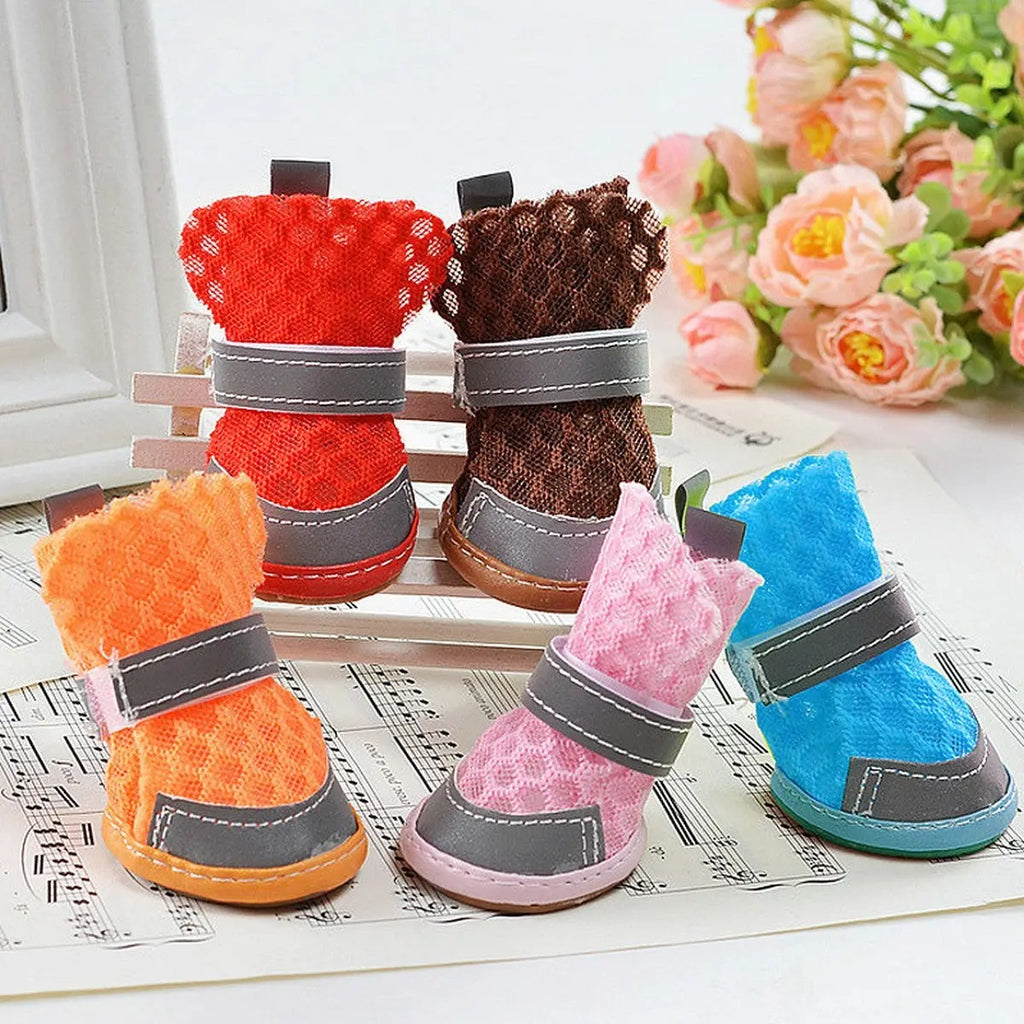Breathable Mesh Dog Sandals – Summer Pet Shoes_CWMM7255