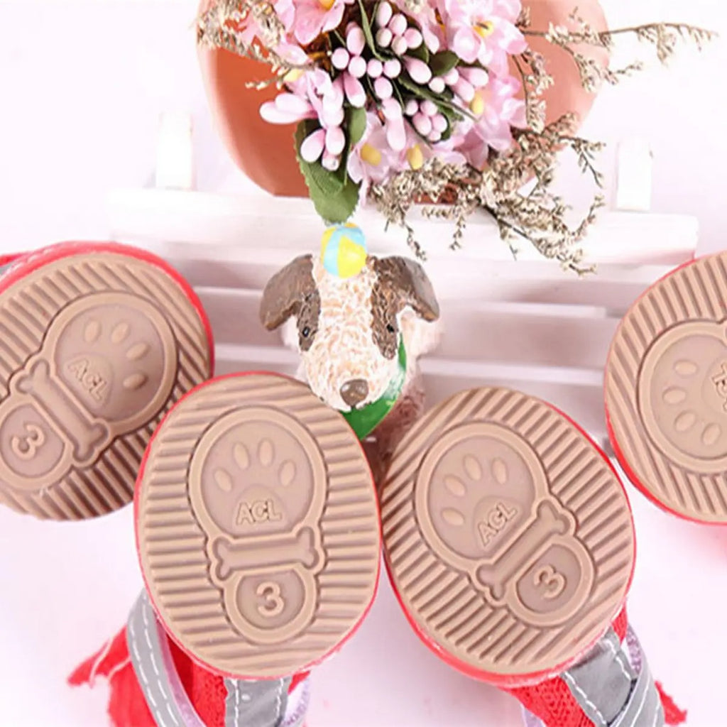 Breathable Mesh Dog Sandals – Summer Pet Shoes_CWMM7255