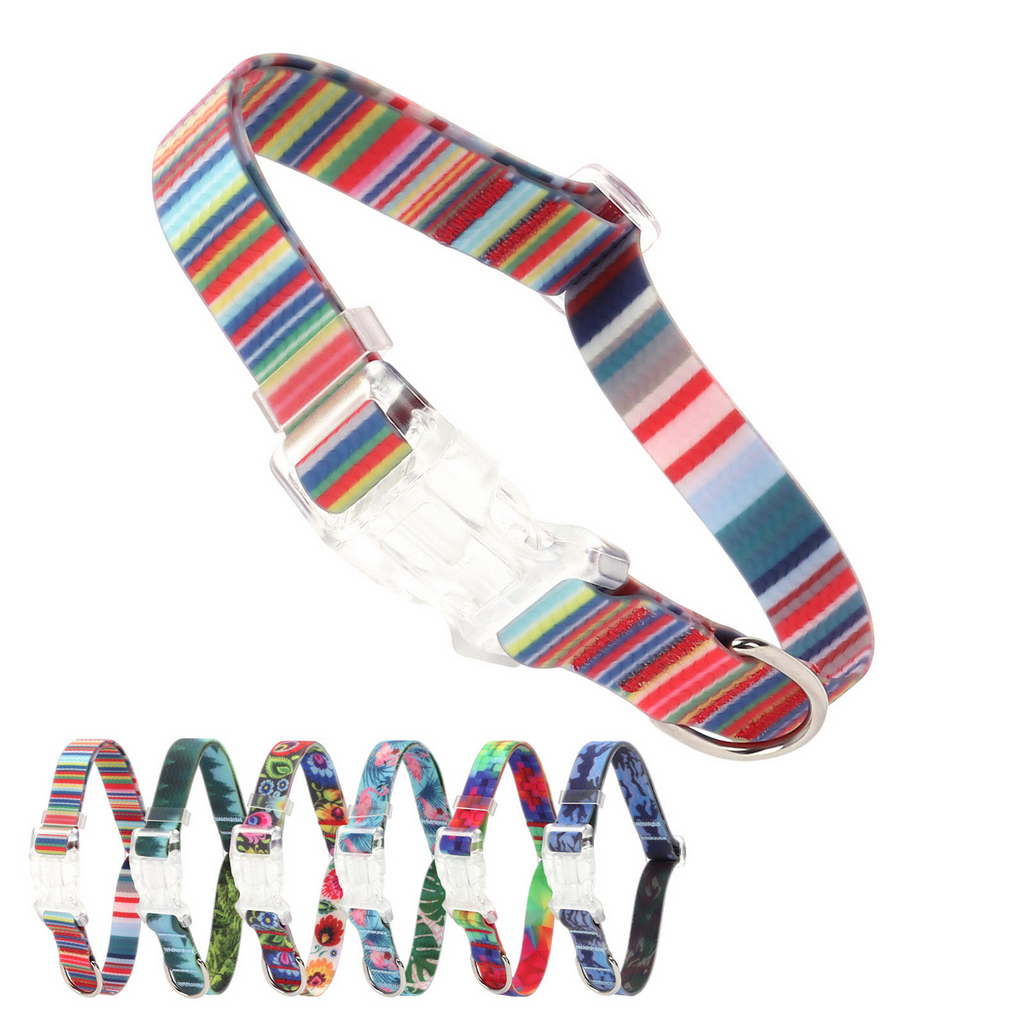 Dog Collar – Waterproof Coated, Fun Prints_CWMM7584