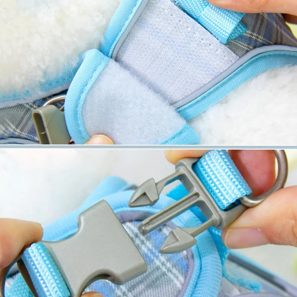 Breathable Dog Vest with Leash - Reflective_CWMM5960