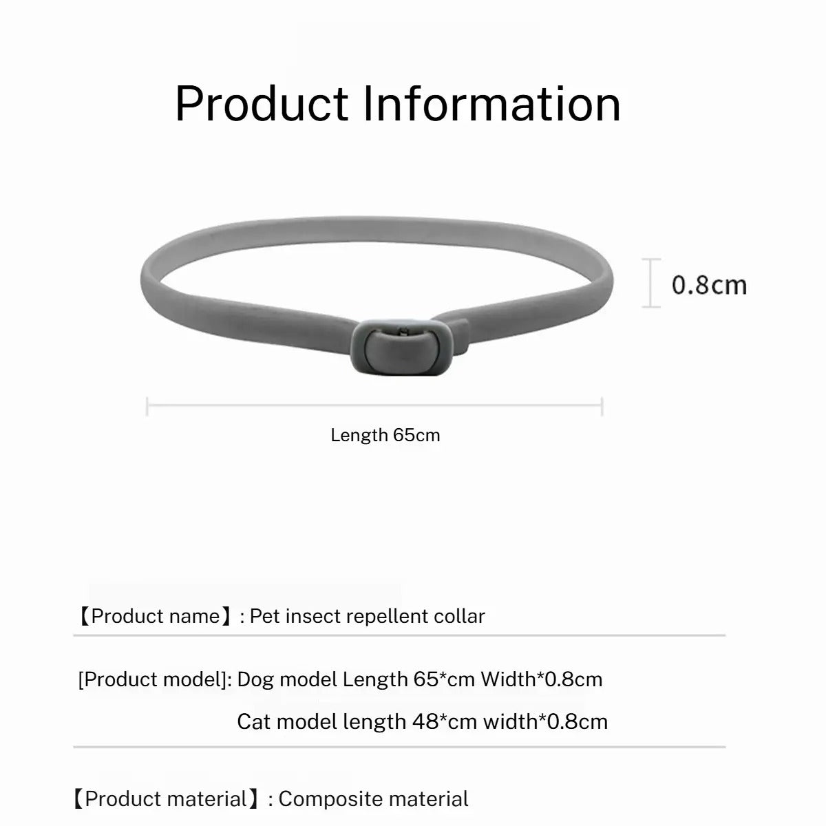 Flea and Tick Prevention Collar for Dogs and Cats_CWMM6498