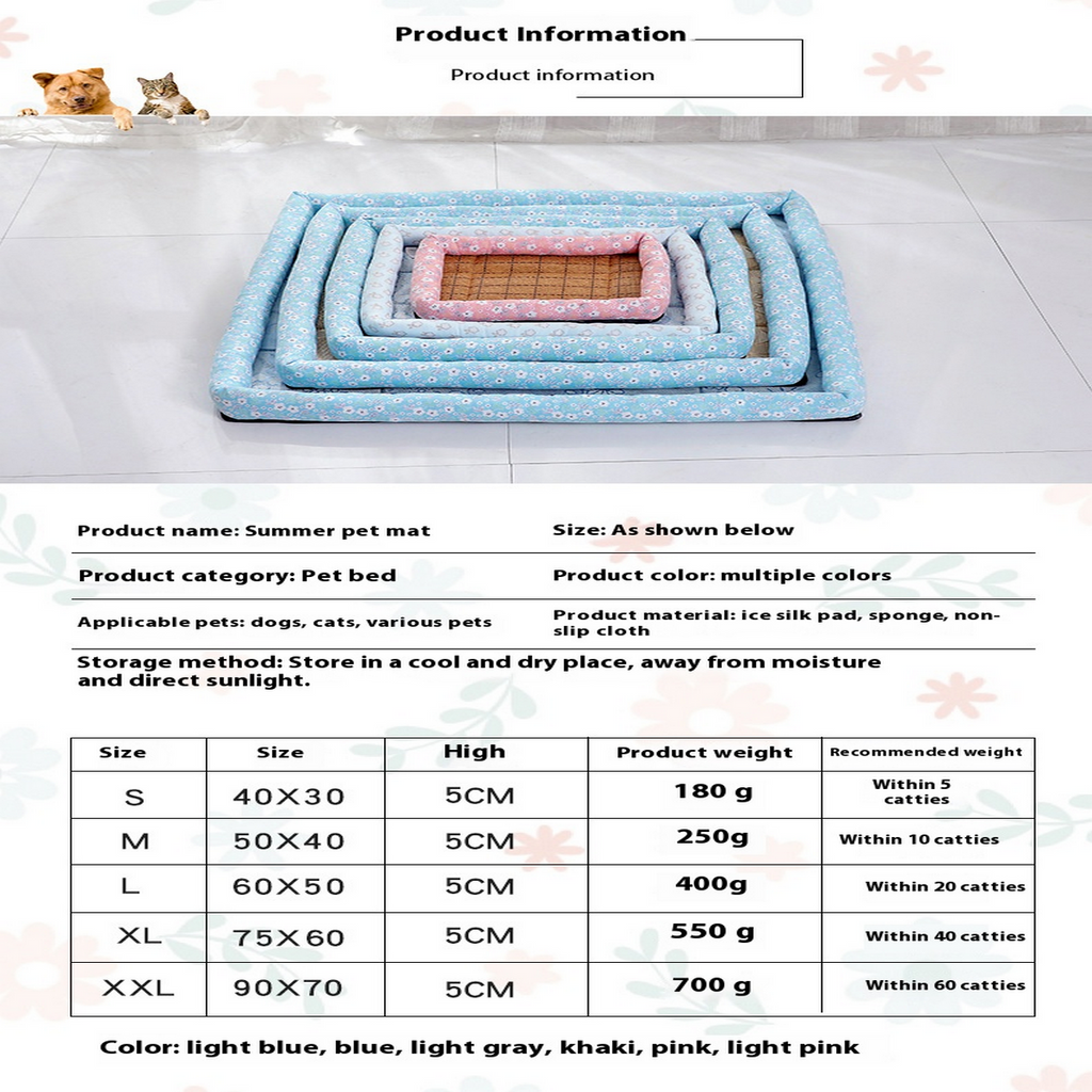 Cooling Pet Mat for Summer Cats and Dogs_CWMM7842
