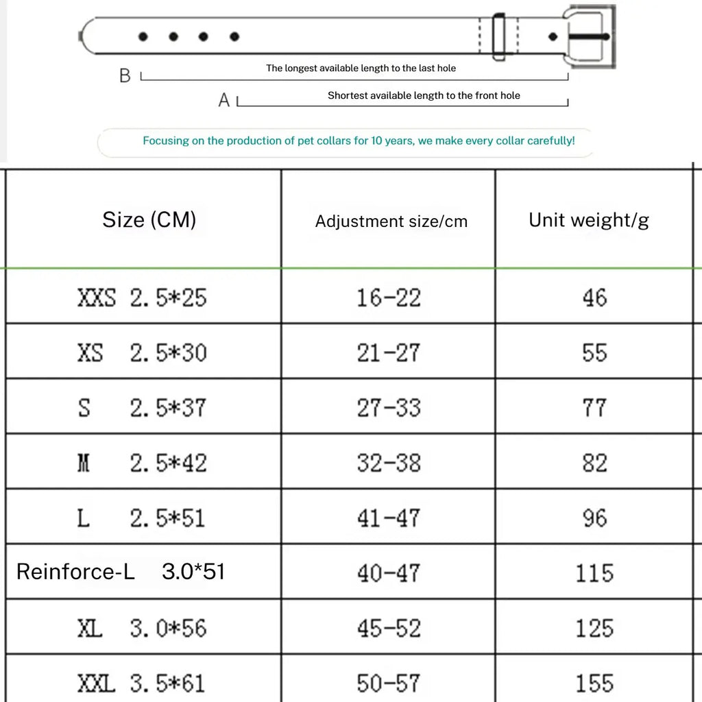 Anti-Bite Rivet Dog Collar for Large Dogs_CWMM5978