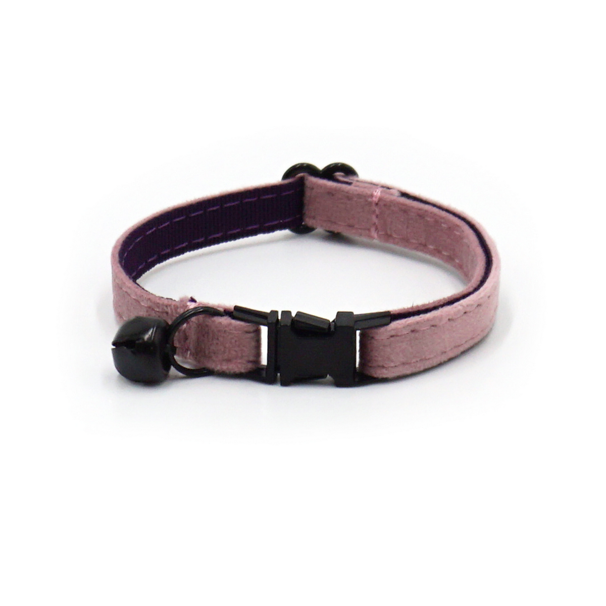 Cute Velvet Cat Collar – Bell & Laser Engraving_CWMM7099