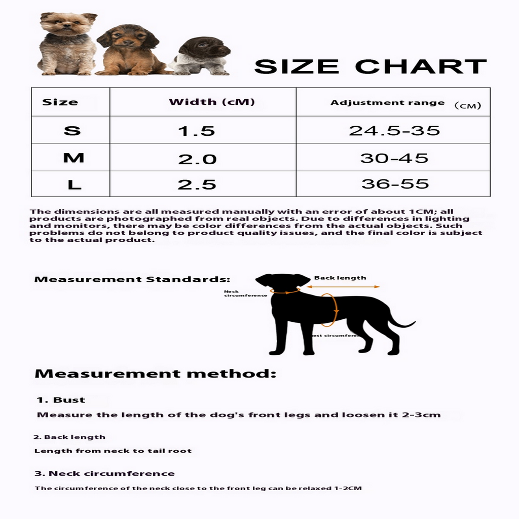 Dog Collar - Plaid Button Design_CWMM7775