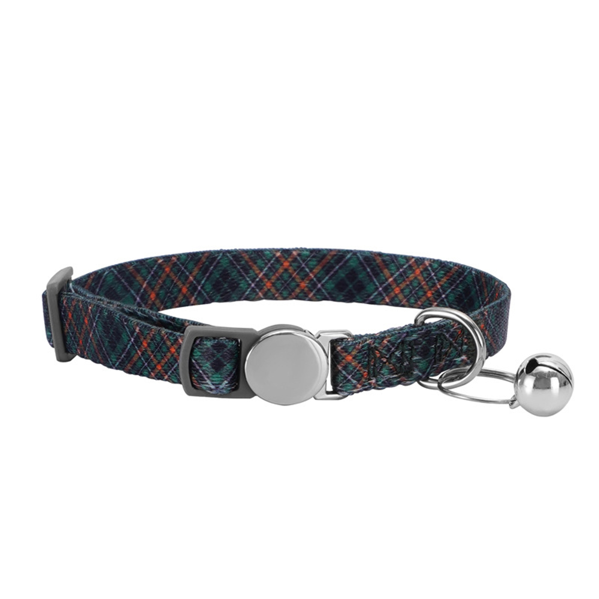 Boho Chic Floral Cat Collar with Custom Engraving_CWMM7577