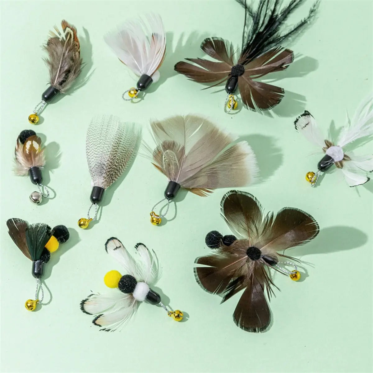 Insect Teaser Wand for Cats – Refill Bug Heads_CWMM6795