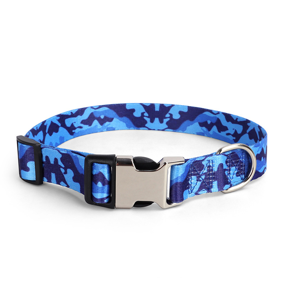Customizable Camouflage Pet ID Tag Collar_CWMM7573