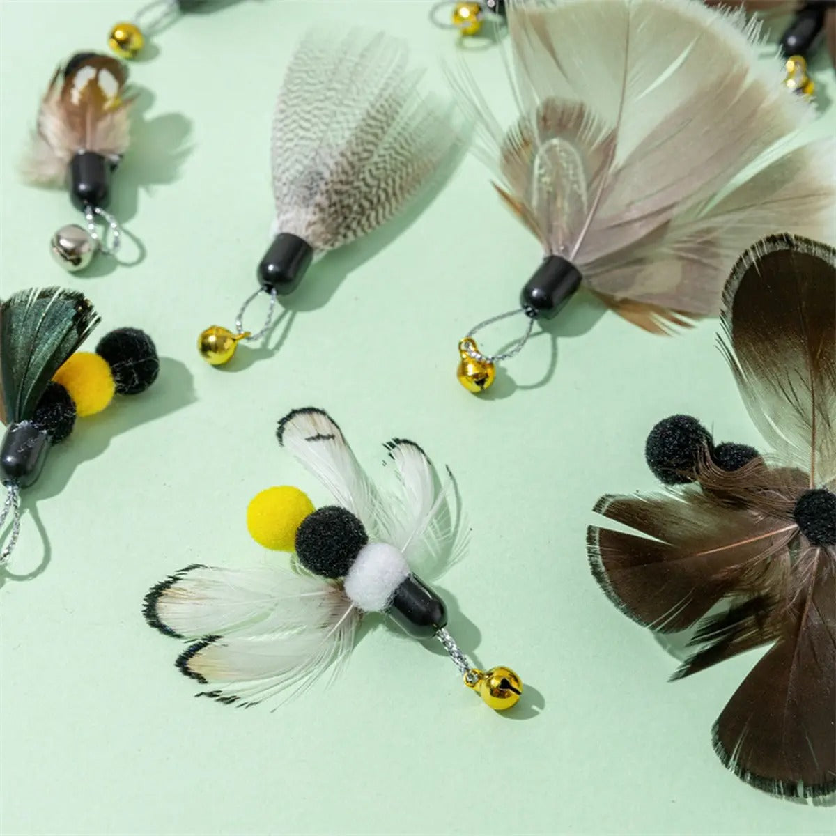 Insect Teaser Wand for Cats – Refill Bug Heads_CWMM6795