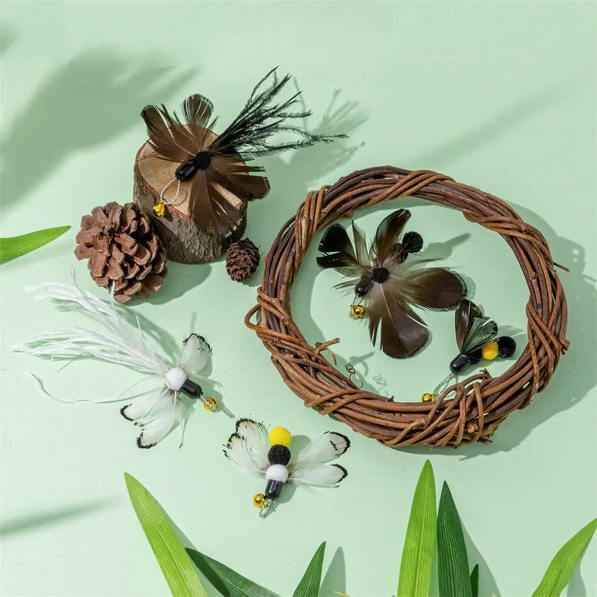 Insect Teaser Wand for Cats – Refill Bug Heads_CWMM6795