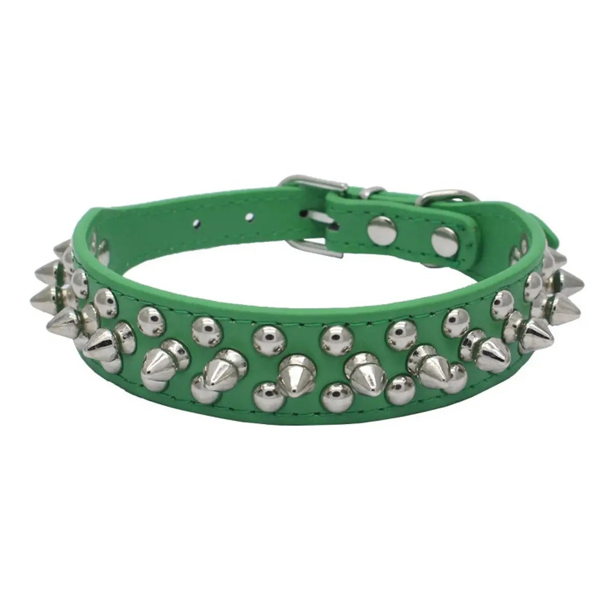 Anti-Bite Rivet Dog Collar for Large Dogs_CWMM5978