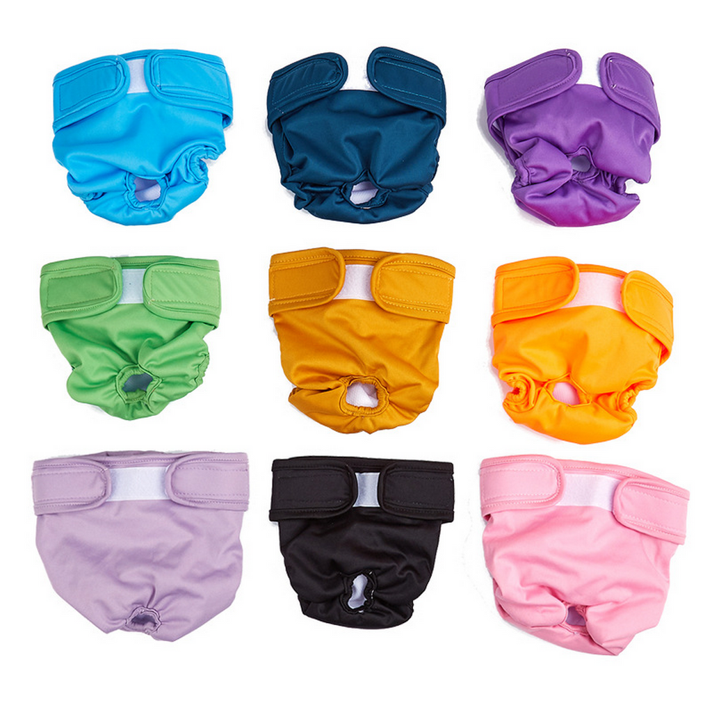 Dog Sanitary Pants – Solid Color, Anti-Mating_CWMM7307