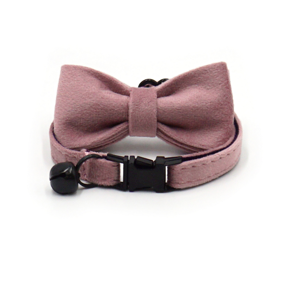 Cute Velvet Cat Collar – Bell & Laser Engraving_CWMM7099
