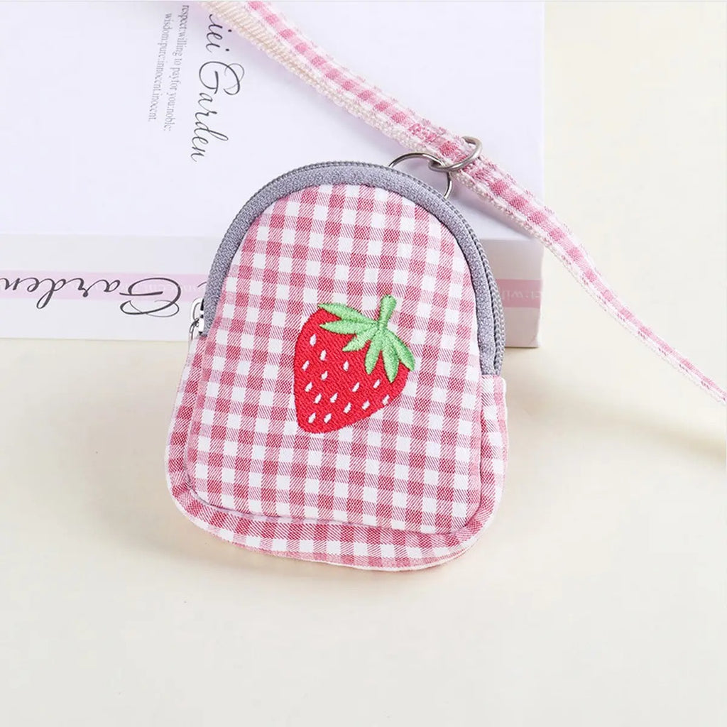 Fruit Embroidery Nylon Webbing Pet Leash Harness_CWMM5961