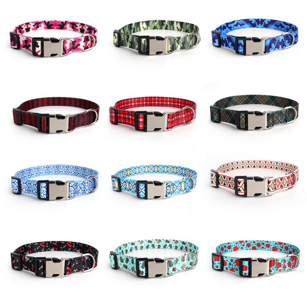 Customizable Camouflage Pet ID Tag Collar_CWMM7573