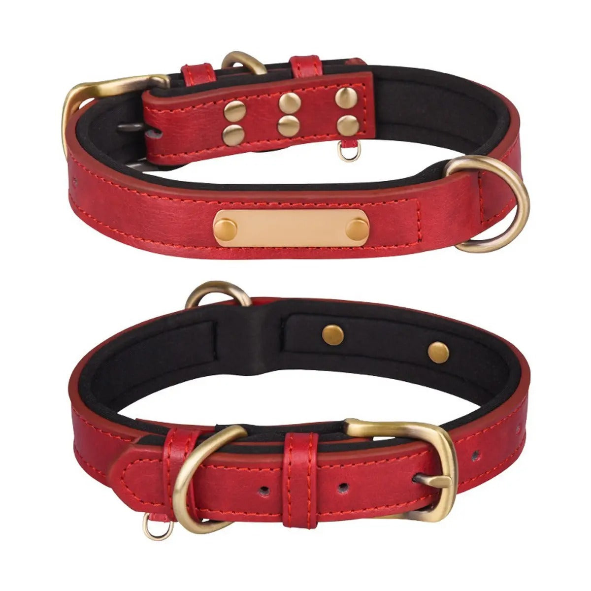 Colorblock Space Cotton Dog Collar & Leash Set_CWMM5976