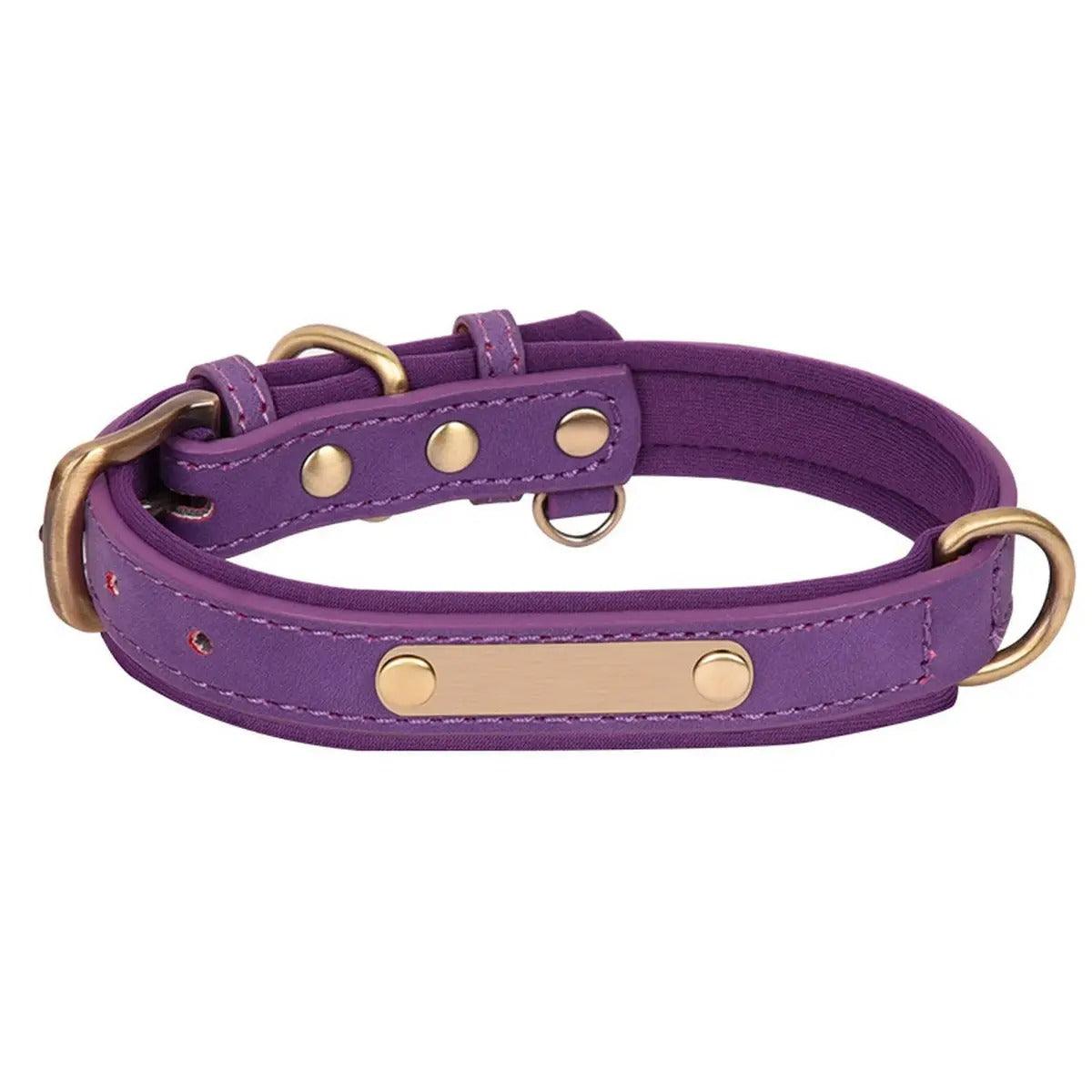 Colorblock Space Cotton Dog Collar & Leash Set_CWMM5976
