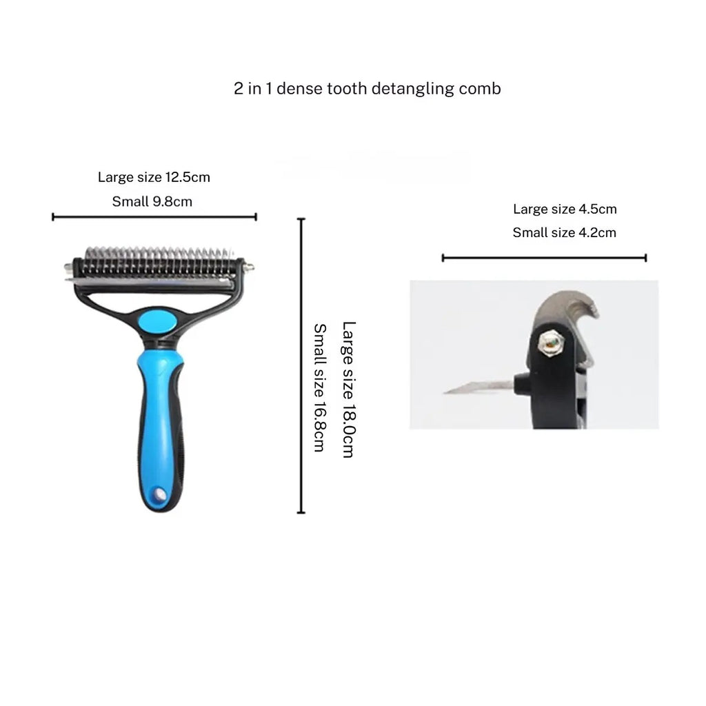 Dog and Cat Depilatory Brush – Dense Teeth_CWMM7925