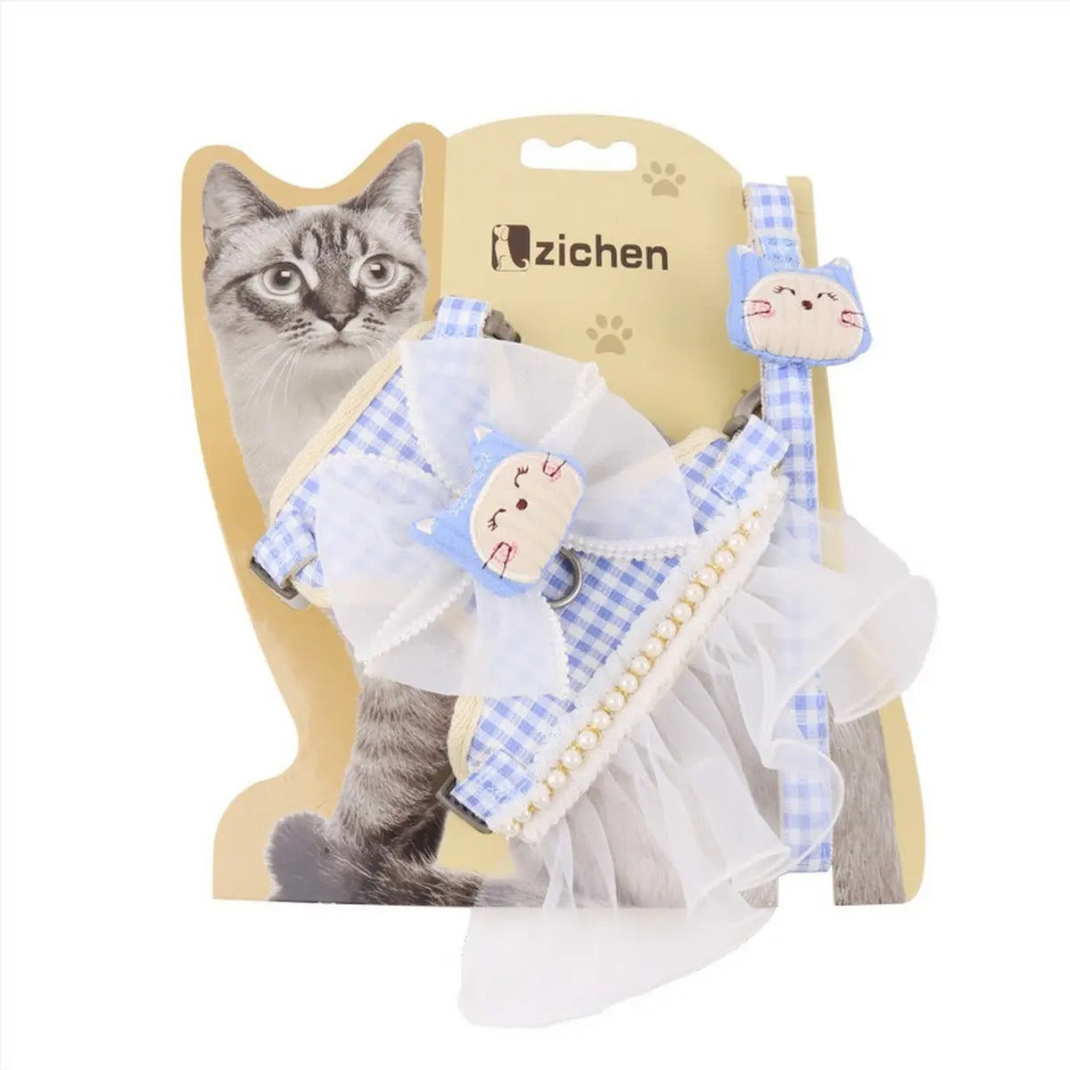 Escape-Proof Cat Harness and Leash Set_CWMM5959