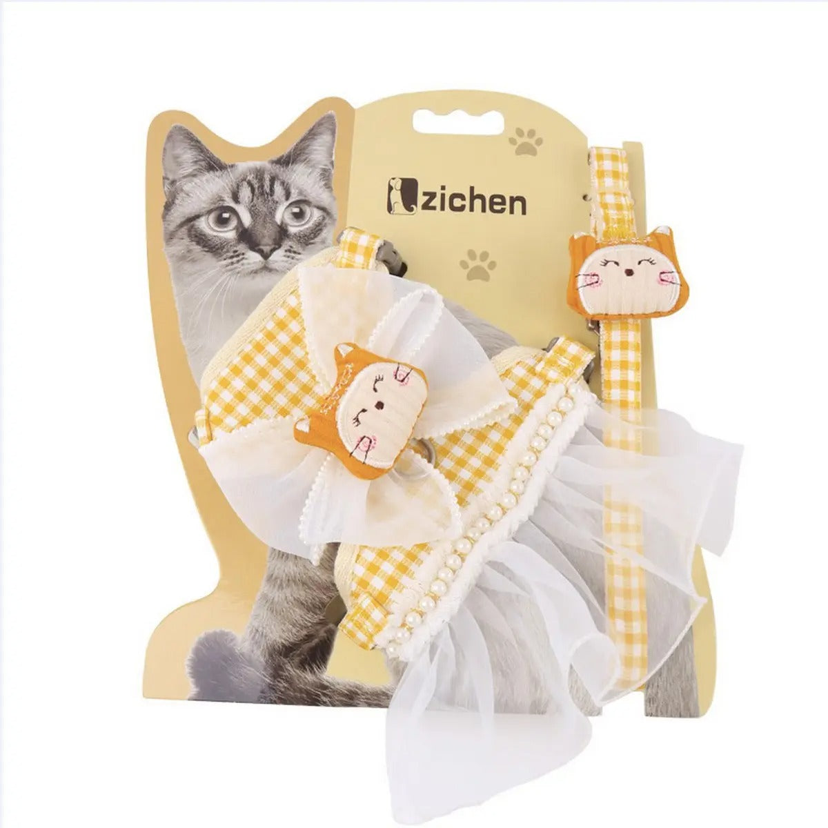 Escape-Proof Cat Harness and Leash Set_CWMM5959