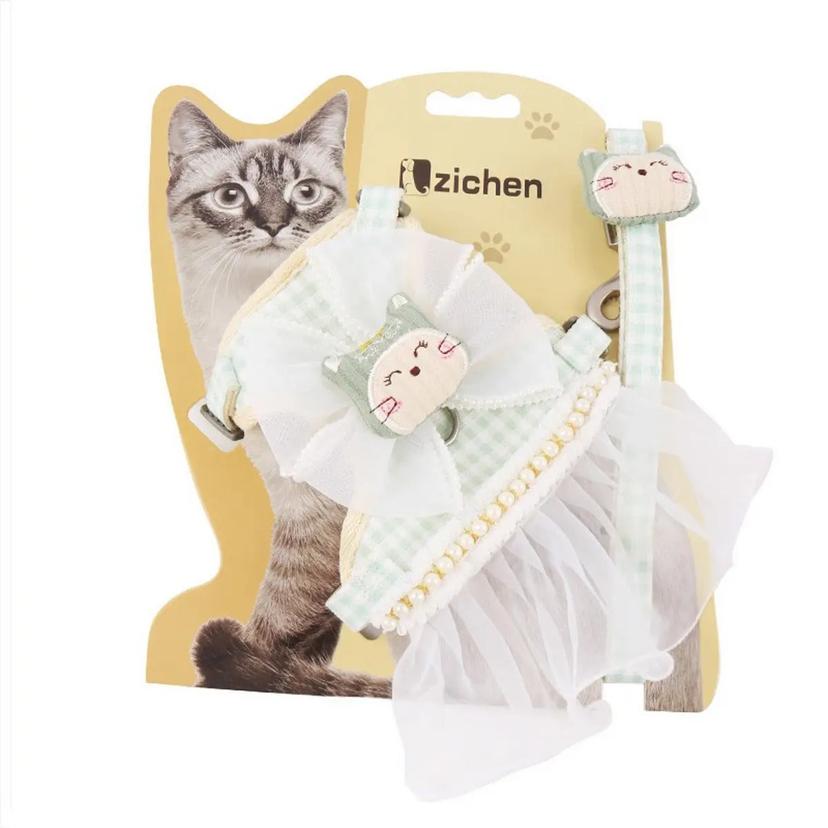 Escape-Proof Cat Harness and Leash Set_CWMM5959