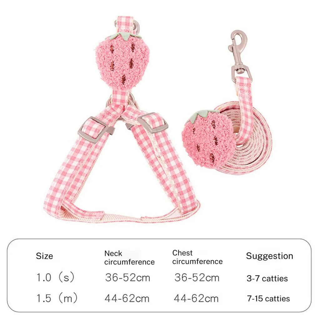 Breathable Pet Harness and Leash Set for Cat Dogs_CWMM5953