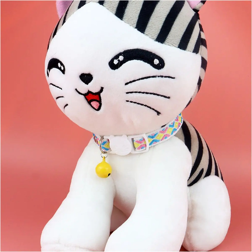 Colorful woven cat&dog collar (with bell tassel)_CWMM5968