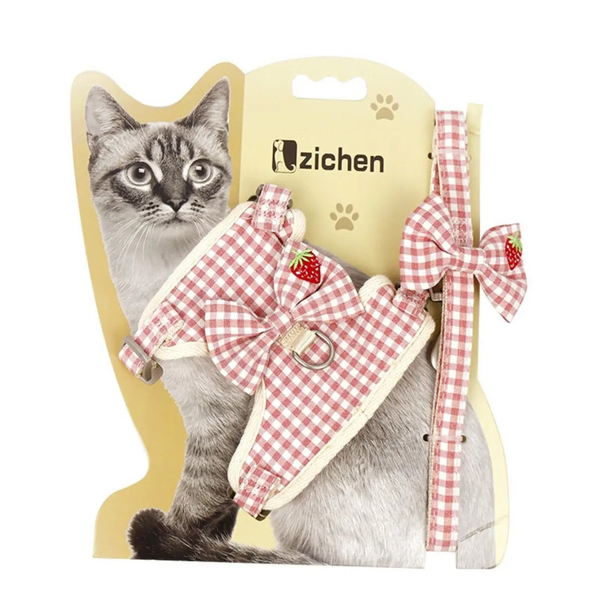 Escape-Proof Cat Harness and Leash Set_CWMM5959