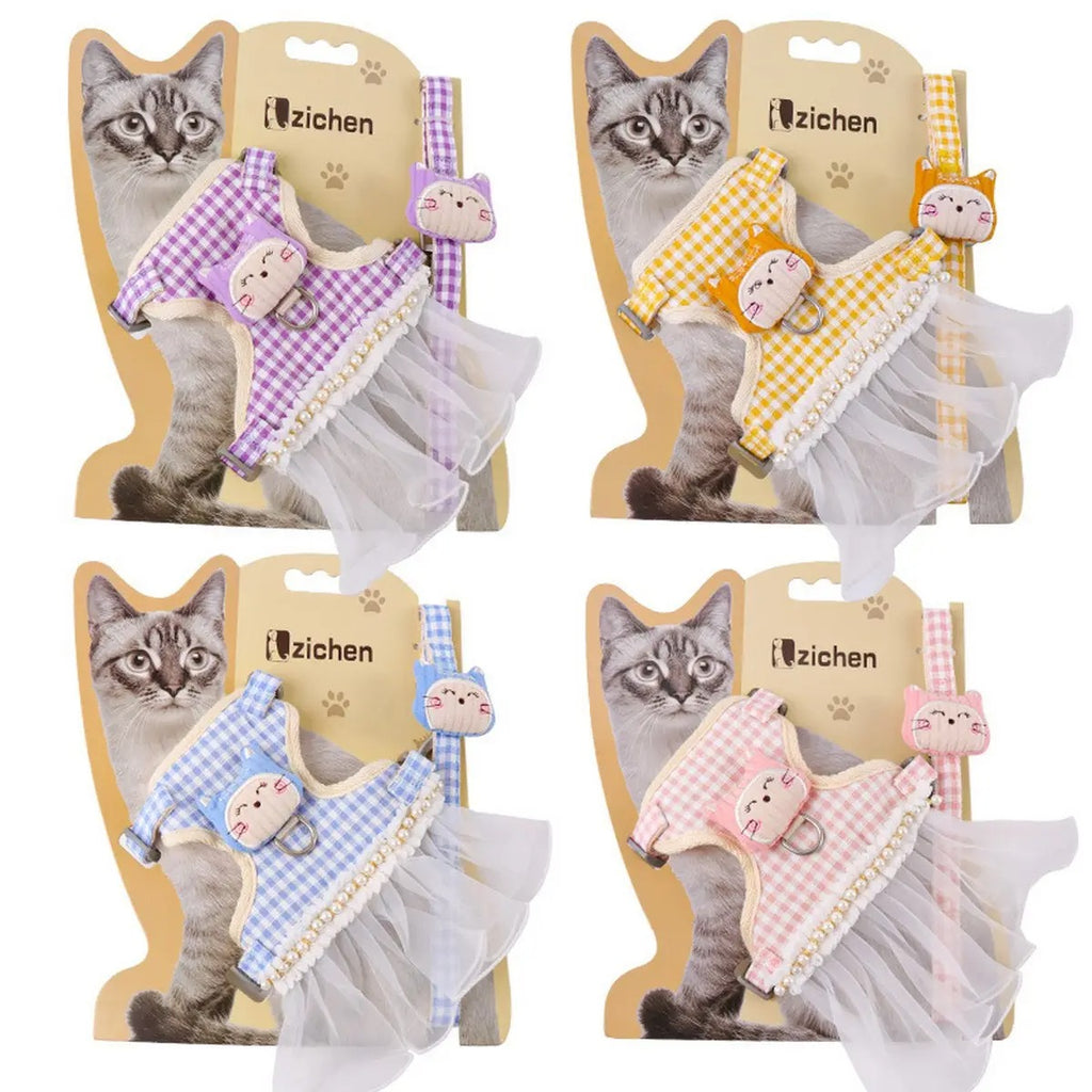 Escape-Proof Cat Harness and Leash Set_CWMM5959