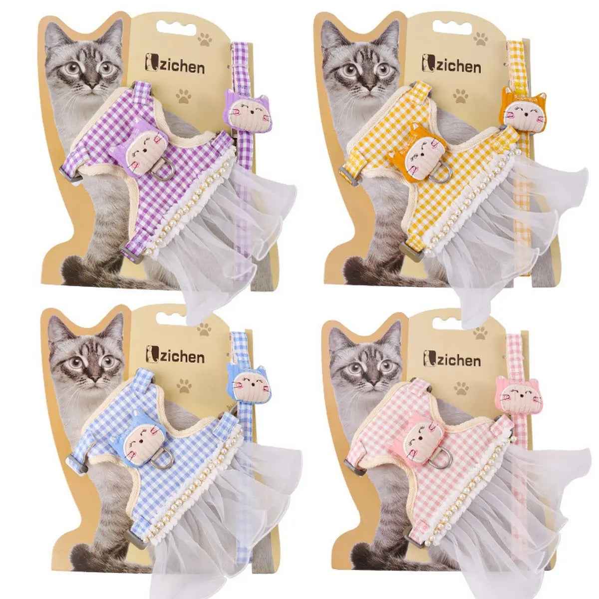 Escape-Proof Cat Harness and Leash Set_CWMM5959