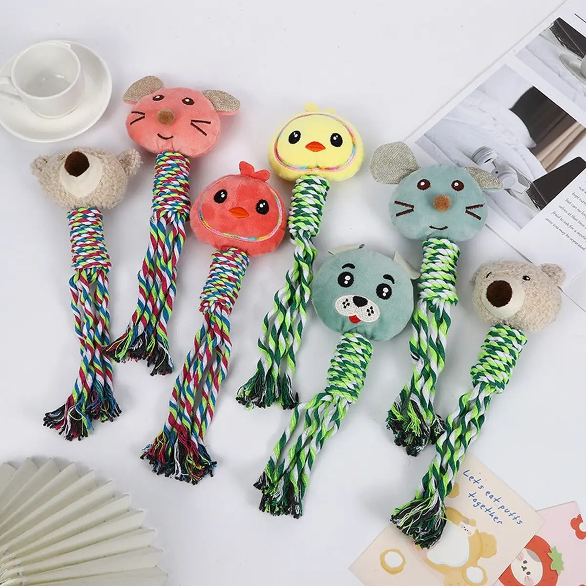 Durable animal Chew Toy Cotton Rope Pet Toy_CWMM5356