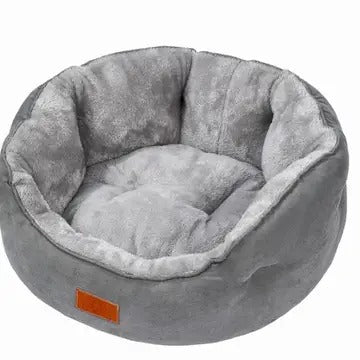 Suede Pet Bed, Semi-Enclosed Cat And Dog Mat_CWMM5282