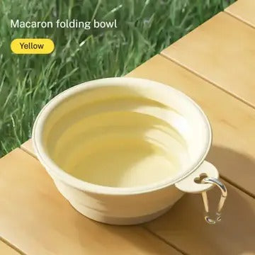 Travel Dog Water Food Bowl Collapsible_CWMM6222