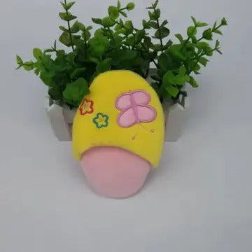 Squeaky Plush Slipper Chew Toy for Cats and Dogs_CWMM5396